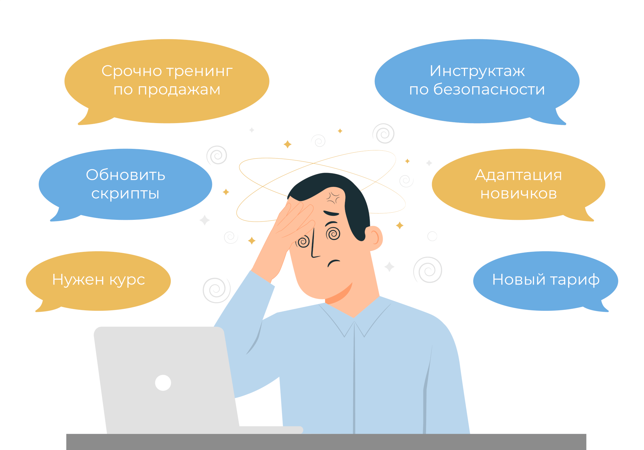 много запросов на обучение